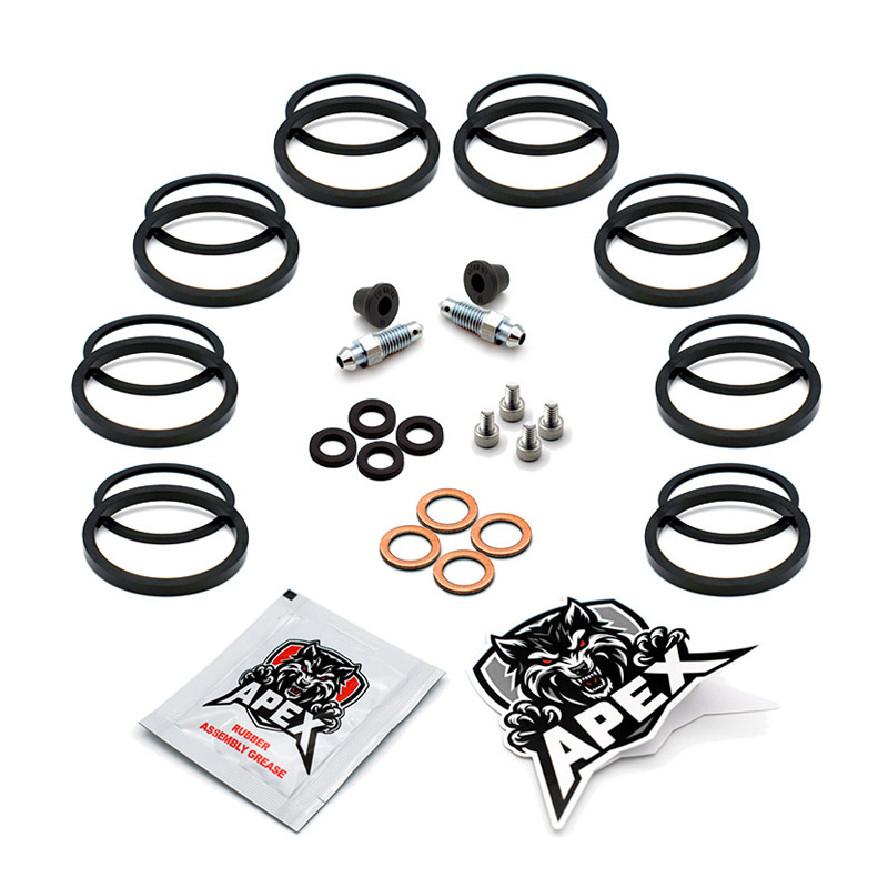 Kawasaki ZZR600 E6 1998 | Front Brake Caliper Seal Service