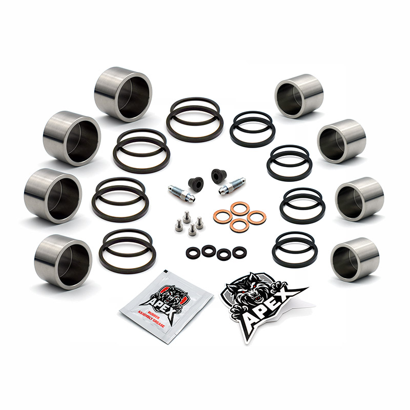 Kawasaki Ninja ZX-7 J2 1992 | Front Brake Caliper Piston & Seal Kit | Stainless Steel Pistons | ZX750