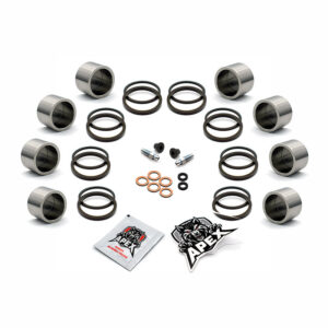 Kawasaki ZX6RR Ninja N6F 2006 | Front Brake Caliper Piston & Seal Kit | Stainless Steel Pistons | ZX600