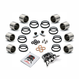 Kawasaki ZXR400R M1 1991 | Front Brake Caliper Piston & Seal Kit | Stainless Steel Pistons | ZX400