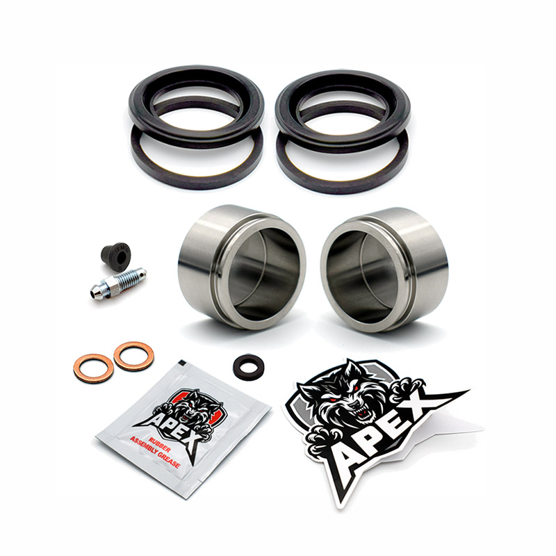 Suzuki GS550 ES 1986 | Rear Brake Caliper Piston & Seal Kit | Stainless Steel Pistons