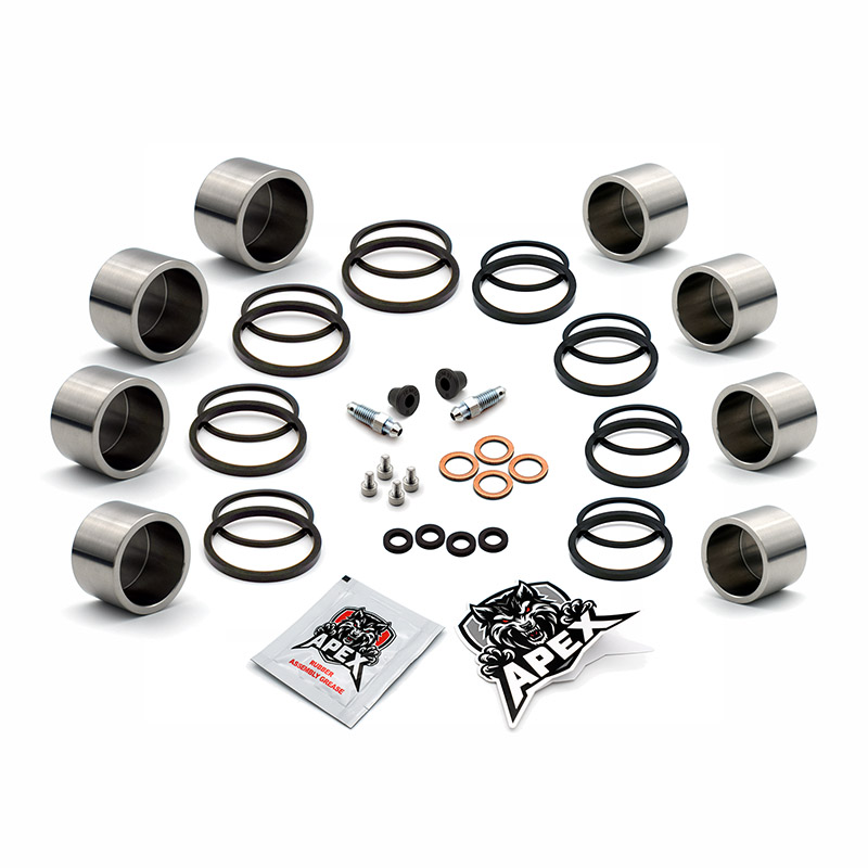Suzuki GSR600 L0 2010 | Front Brake Caliper Piston & Seal Kit | Stainless Steel Pistons