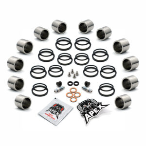 Suzuki GSX1400 K7 2007 | Front Brake Caliper Piston & Seal Kit | Stainless Steel Pistons