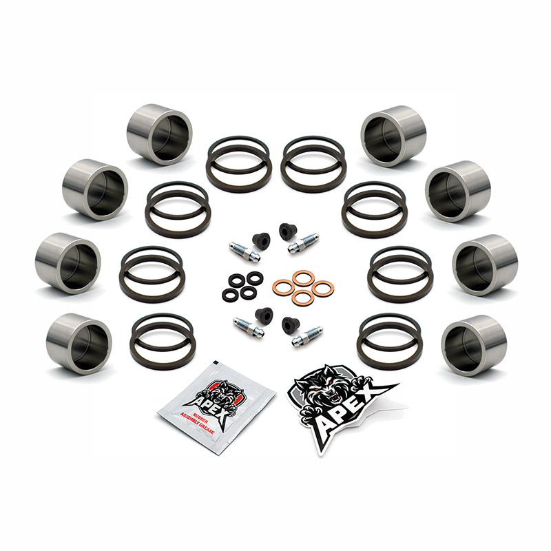 Suzuki GSXR750 G 1986 | Front Brake Caliper Piston & Seal Kit | Stainless Steel Pistons