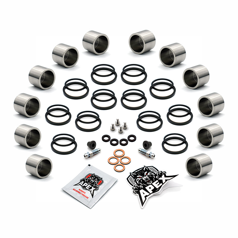 Suzuki GSXR750 WS 1995 | Front Brake Caliper Piston & Seal Kit | Stainless Steel Pistons