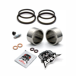 Yamaha FZR400 Genesis 1988 | Front Brake Caliper Piston & Seal Kit | Stainless Steel Pistons | 1WG