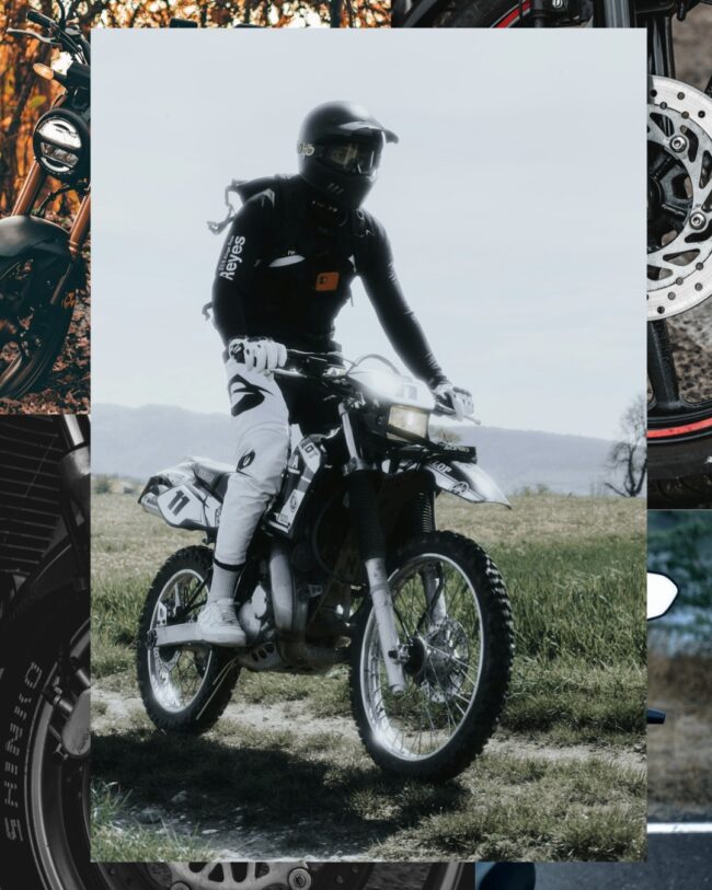 Dirt bike Autumn Riding